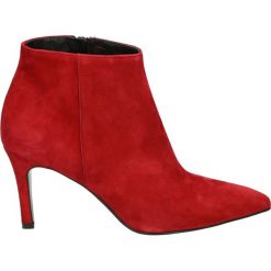 Botki - 2133 CAM SCAR. Czerwone botki damskie skórzane Venezia. Za 449,00 zł.