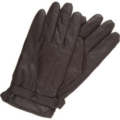Rękawiczki męskie: Barbour Rękawiczki pięciopalcowe dark brown
