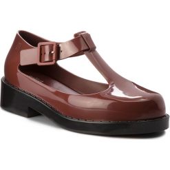 Półbuty MELISSA - Kazakova Ad 32311 Burgundy/Black 50734. Czerwone creepersy damskie Melissa, z tworzywa sztucznego, na płaskiej podeszwie. W wyprzedaży za 199,00 zł.