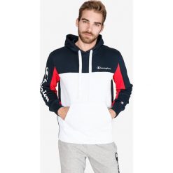 Champion Bluza Niebieski Biały. Niebieskie bluzy męskie Champion, s, bez wzorów, z bawełny, bez kołnierzyka, bez rękawów, bez kaptura. Za 266,95 zł.