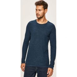 Selected - Sweter. Szare swetry męskie Selected, s, bez wzorów, z bawełny, z okrągłym kołnierzem, bez kaptura. W wyprzedaży za 89,90 zł.