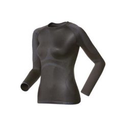 Odlo Koszulka tech. Shirt l/s crew neck EVOLUTION X-WARM - 180961 - 180961S. Czarne bralety damskie marki Odlo, l. Za 449,95 zł.