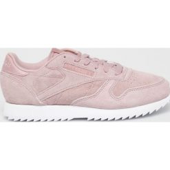 Reebok Classic - Buty Cl Lthr Ripple. Różowe buty sportowe damskie Reebok Classic, bez wzorów, ze skóry, sportowe, reebok classic. W wyprzedaży za 299,90 zł.