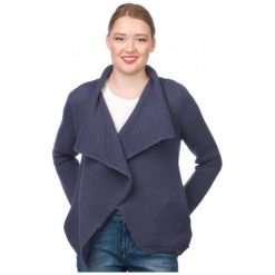 Swetry klasyczne damskie: Mustang Sweter Damski M Ciemnoniebieski