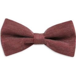 Bladoczerwona Mucha Alties, Męska MUALTS0002. Czerwone muszki męskie Alties, na imprezę, w paski, eleganckie. Za 40,00 zł.