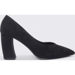 NA-KD Shoes Czółenka na zaookrąglonym obcasie - Black. Czarne buty ślubne damskie NA-KD Shoes. Za 161,95 zł.