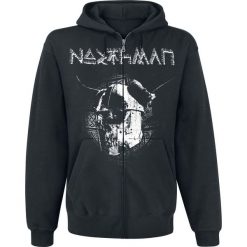 Bluzy męskie: Northman Bluza z kapturem rozpinana czarny