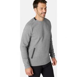 Bluza Gym & Pilates 540 męska. Szare bluzy męskie DOMYOS, xl, bez wzorów, z elastanu, bez kołnierzyka, bez rękawów, bez kaptura. Za 109,99 zł.