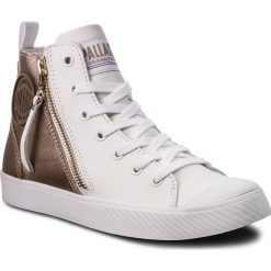 Sneakersy PALLADIUM - Plphoenix Zml U 75952-145-M White/Light Gold/White. Żółte półbuty damskie Palladium, ze skóry. W wyprzedaży za 309,00 zł.