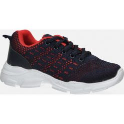 Granatowe buty sportowe sznurowane casu 20p10/n/2. Buty dziewczęce sportowe Casu, bez wzorów, na sznurówki. Za 39,99 zł.