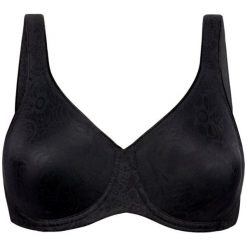Biustonosz z fiszbiną Triumph 10166834. Czarne biustonosze Triumph, bez wzorów, z elastanu. Za 149,00 zł.