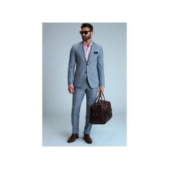 Garnitur Windhoek. Niebieskie garnitury męskie marki Guns&tuxedos, bez wzorów. Za 799,99 zł.