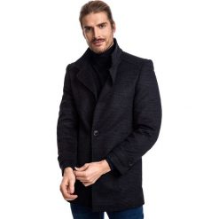 Płaszcz PIERPAOLO PSGS000086. Szare płaszcze męskie Giacomo Conti, m, moro, z wełny, eleganckie, bez kaptura. Za 899,00 zł.