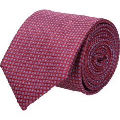 Krawaty męskie: krawat platinum bordo classic 211