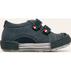 Kornecki - Buty dziecięce. Niebieskie trampki chłopięce Kornecki, bez wzorów, z gumy, sportowe, z okrągłym noskiem, bez zapięcia. Za 139,90 zł.