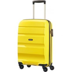 Walizki: American Tourister Walizka spinner BonAir Strict S – żółty (85A-06-001)