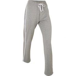 Spodnie dresowe (2 pary), długie, Level 1 bonprix czarny + jasnoszary melanż. Czarne spodnie damskie bonprix, z dresówki. Za 109,98 zł.