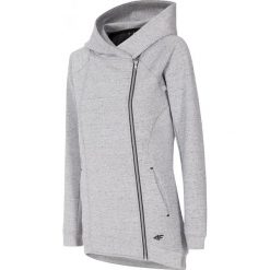Bluzy rozpinane damskie: Bluza damska BLD258 - chłodny jasny szary