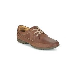 Derby Clarks RECLINE OUT. Pomarańczowe półbuty męskie marki Clarks, bez wzorów, bez zapięcia. Za 351,20 zł.