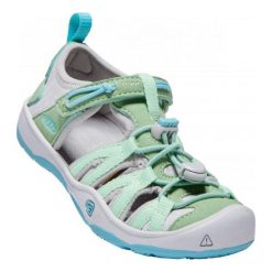 Keen Sandały Dziecięce Moxie Sandal K, Quiet Green/Aqua Sea Us 8 (24 Eu). Niebieskie sandały dziewczęce Keen, bez zapięcia. Za 169,00 zł.