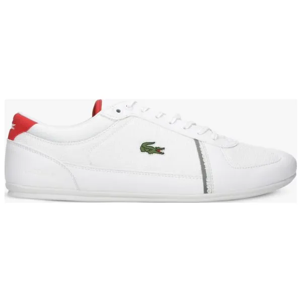 Lacoste Evara Sport 319 1 Cma buty męskie, biały, rozmiar 44,5. Białe buty sportowe męskie Lacoste, z gumy, bez zapięcia, tenisowe. W wyprzedaży za 365,49 zł.