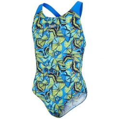 Speedo Strój Kąpielowy Sambeeny Allover Splashback 32 (164). Niebieskie stroje jednoczęściowe dziewczęce marki Speedo. W wyprzedaży za 99,00 zł.