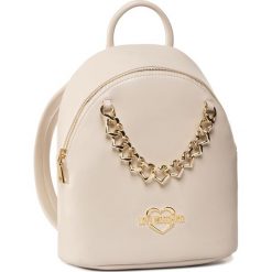Plecak LOVE MOSCHINO - JC4255PP0AKC0110 Avorio. Brązowe plecaki damskie Love Moschino, bez wzorów, ze skóry ekologicznej, eleganckie, bez dodatków. W wyprzedaży za 699,00 zł.