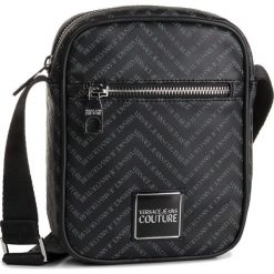 Saszetka VERSACE JEANS COUTURE - E1YUBB04 40331. Czarne torby męskie skórzane Versace Jeans Couture, bez wzorów, z jeansu, młodzieżowe. Za 449,00 zł.
