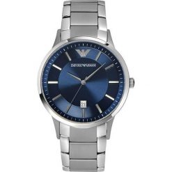Emporio Armani AR 2477. Niebieskie zegarki męskie Emporio Armani, ze stali. W wyprzedaży za 821,00 zł.