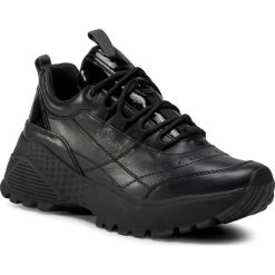 Sneakersy S.OLIVER - 5-23686-35 Black Uni 007. Czarne półbuty damskie S.Oliver, na co dzień, bez wzorów, ze skóry ekologicznej, bez obcasa, na płaskiej podeszwie, bez zapięcia. Za 239,00 zł.