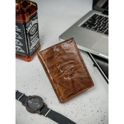 Skórzany portfel męski skóra naturalna RFID STOP. Portfele męskie ALWAYS WILD, bez wzorów, ze skóry. Za 79,90 zł.