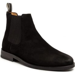 Sztyblety GANT - Max 19653890 Black G00. Czarne sztyblety męskie GANT, ze skóry, bez zapięcia. W wyprzedaży za 419,00 zł.
