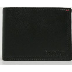Calvin Klein - Portfel skórzany. Czarne portfele męskie marki Calvin Klein, ze skóry. Za 299,90 zł.