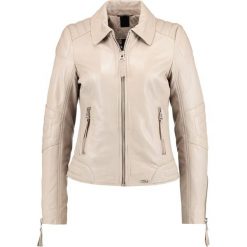 Bomberki damskie: Maze KOGA Kurtka skórzana beige