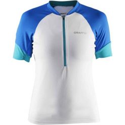 Craft Koszulka Rowerowa Classic W White Xs. Białe bluzki sportowe damskie marki Craft, xs, z krótkim rękawem, rowerowe. W wyprzedaży za 179,00 zł.
