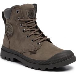 Trapery PALLADIUM - Pampa Cuff Wp Lux 73231-258-M Major Brown. Pomarańczowe trapery damskie Palladium, z nubiku, klasyczne. W wyprzedaży za 519,00 zł.
