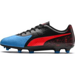 Buty piłkarskie Puma One 19.4 Fg Ag M 105492 01. Czarne buty sportowe męskie Puma, z materiału, bez zapięcia, do piłki nożnej. W wyprzedaży za 239,00 zł.