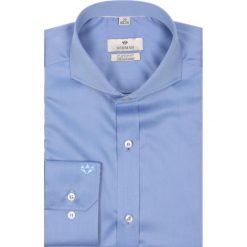 Koszula wincode 1975 długi rękaw custom fit granatowy. Niebieskie krawaty męskie Recman, m, bez wzorów, z bawełny, eleganckie, z włoskim kołnierzykiem, z długim rękawem. Za 69,99 zł.