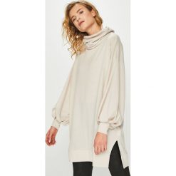 Answear - Sweter Nomad. Białe swetry damskie ANSWEAR, s, bez wzorów, z poliesteru, bez rękawów, długie, bez kaptura. W wyprzedaży za 99,90 zł.