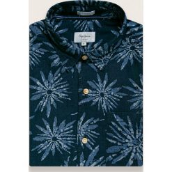 Pepe Jeans - Koszula Ilford. Niebieskie koszule męskie Pepe Jeans, s, bez wzorów, z bawełny, klasyczne, z klasycznym kołnierzykiem, bez rękawów. Za 299,90 zł.