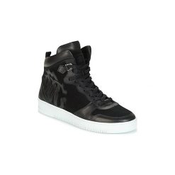 Buty Roberto Cavalli GERO. Czarne trampki męskie marki Roberto Cavalli, bez wzorów, bez zapięcia. Za 1239,20 zł.