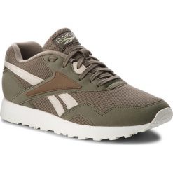Buty Reebok - Rapide Mu CN5910 Grey/Parchment/Army/Chalk. Zielone półbuty męskie marki Reebok, na co dzień, bez wzorów, ze skóry ekologicznej, eleganckie, bez zapięcia. W wyprzedaży za 229,00 zł.