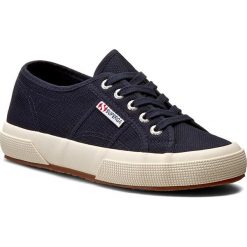 Tenisówki SUPERGA - 2750 Plus Cotu S003J70 Navy 933. Niebieskie półbuty damskie Superga, na co dzień, bez wzorów, z gumy, bez obcasa, na obcasie, bez zapięcia. Za 239,00 zł.