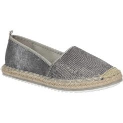 ESPADRYLE BULLBOXER 011019. Szare espadryle damskie marki Bullboxer, bez wzorów, bez obcasa. Za 89,99 zł.