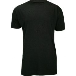 Czarny, Przedłużony T-Shirt (Koszulka) z Dziurami, 100% BAWEŁNA, Brave Soul, Męski TSBRSSS17BENJIblack. Czarne koszulki męskie Brave Soul, m, bez wzorów, z bawełny, bez kołnierzyka. W wyprzedaży za 29,00 zł.