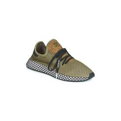 Buty adidas DEERUPT RUNNER. Zielone trampki męskie Adidas, bez wzorów, bez zapięcia. Za 343,20 zł.