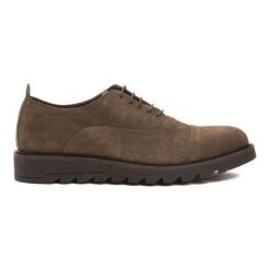 Trussardi półbuty męskie GN03 BARLETTA brązowe 44. Pomarańczowe półbuty męskie Trussardi, bez wzorów, z okrągłym noskiem, bez zapięcia. Za 449,00 zł.