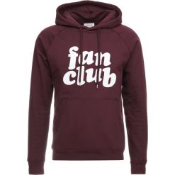 Wood Wood FRED HOODIE Bluza z kapturem burgundy. Czerwone bluzy męskie marki Wood Wood, s, z bawełny, z kapturem. Za 589,00 zł.