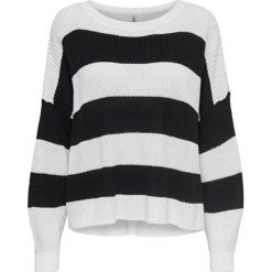 ONLY Damski sweter Ols Camp L / S Oversize Pullover Knt Black (rozmiar L). Czarne swetry damskie ONLY, s, bez wzorów, bez rękawów, bez kaptura. W wyprzedaży za 51,00 zł.