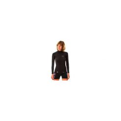 TOP UV długi rękaw surfing z neoprenu/polaru damski. Czarne topy damskie OLAIAN, xl, bez wzorów, z elastanu, z długim rękawem. Za 79,99 zł.